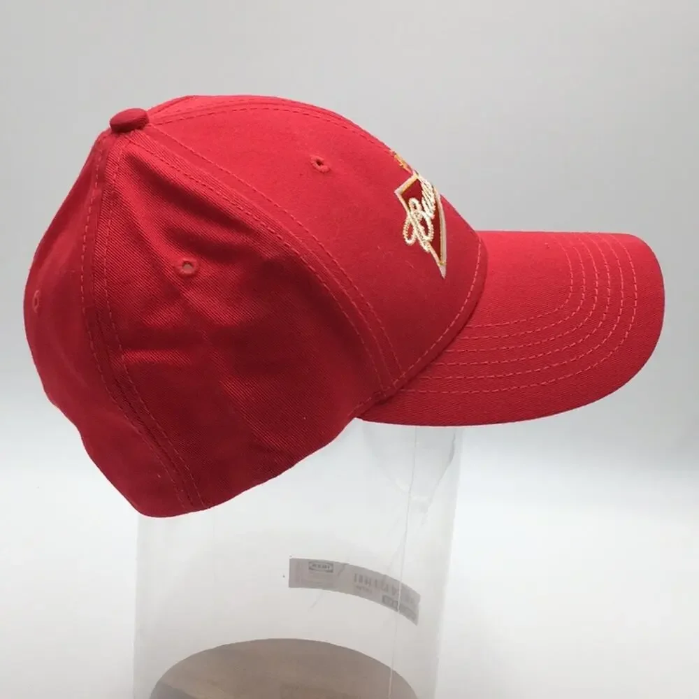 Budweiser red baseball cap EUC classic unisex